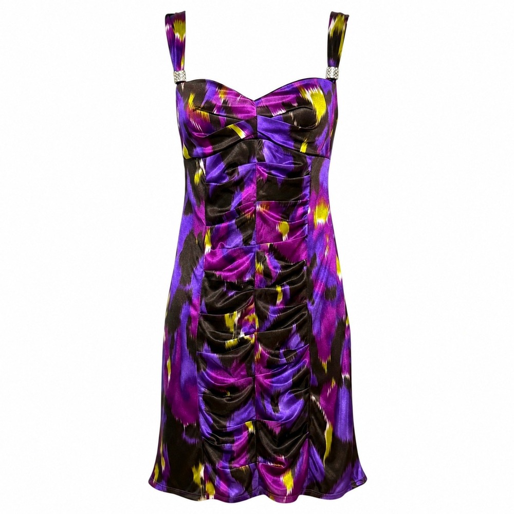 Y2K Love Tease Indie Sleaze Bodycon Dress Women 9 Cyber Grunge Party Night Out